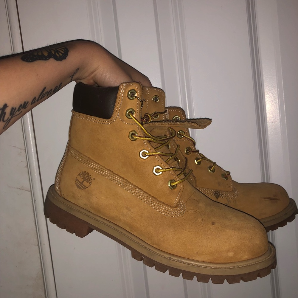 Tan timberlands